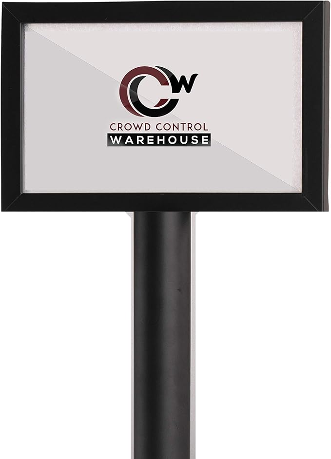 Pedestal Standing Floor Sign Frame by Crowd+Control+Warehouse