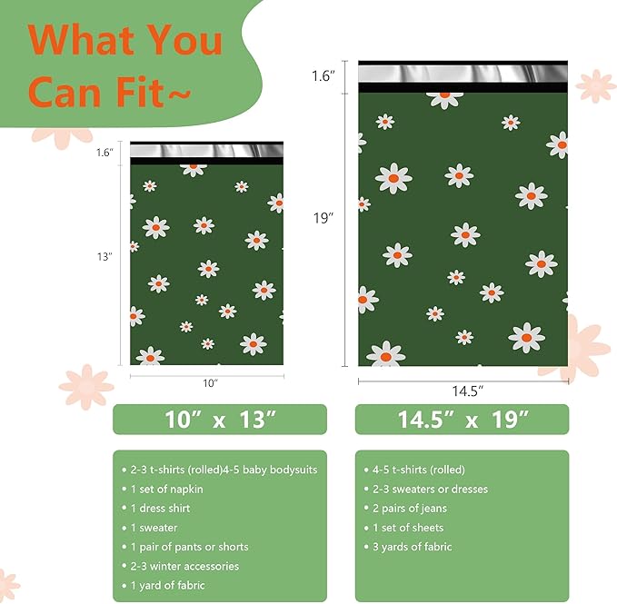 Poly Mailers 14.5x19 Inch 50 Pcs - Image 2