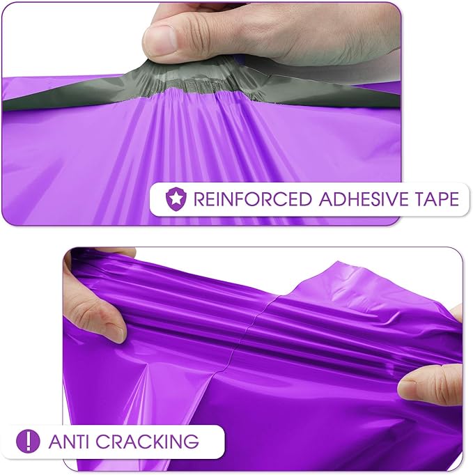 Metronic Poly Mailers 12x15.5 200 Pack Large Shipping Bags，Strong Adhesive - Image 3