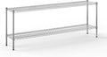 14" Deep x 72" Wide x 27" Height Wire Shelving Kit | 2-Tier | NSF Commercial by Regal+Altair