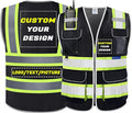 BeautyWill Custom Logo Safety Vest Class2 High Visibility Reflective Vest by BeautyWill