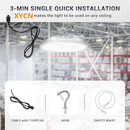 15 Pack 250W UFO Led High Bay Light, 5000K Daylight Commercial Bay Lighting - Image 2
