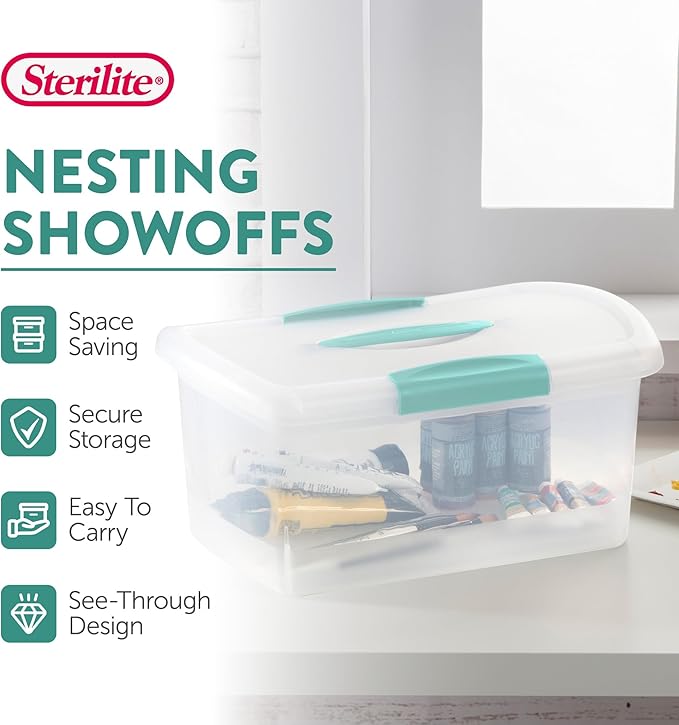 Sterilite 6 Pack Stackable Storage Bin - Image 2
