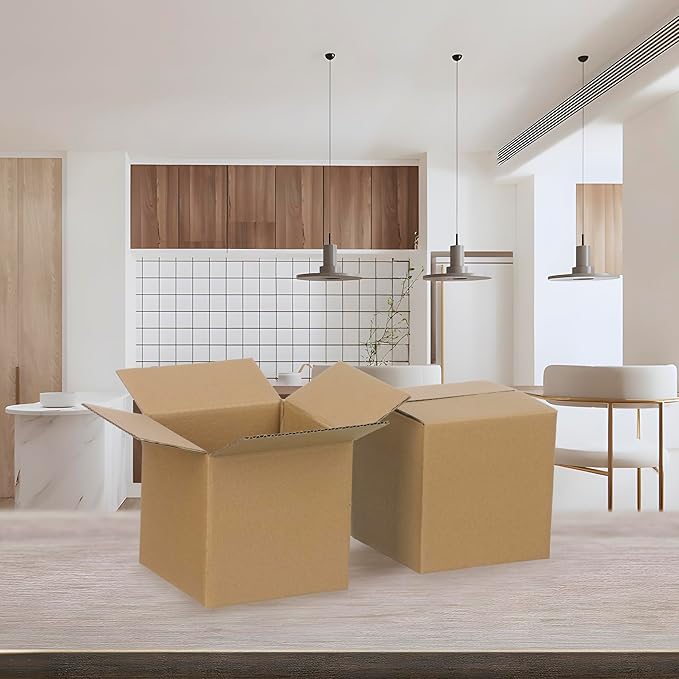 FARRAY 100 Pack Shipping Boxes 5x5x5 inches, Study Corrugated Small Cardboard - Image 6