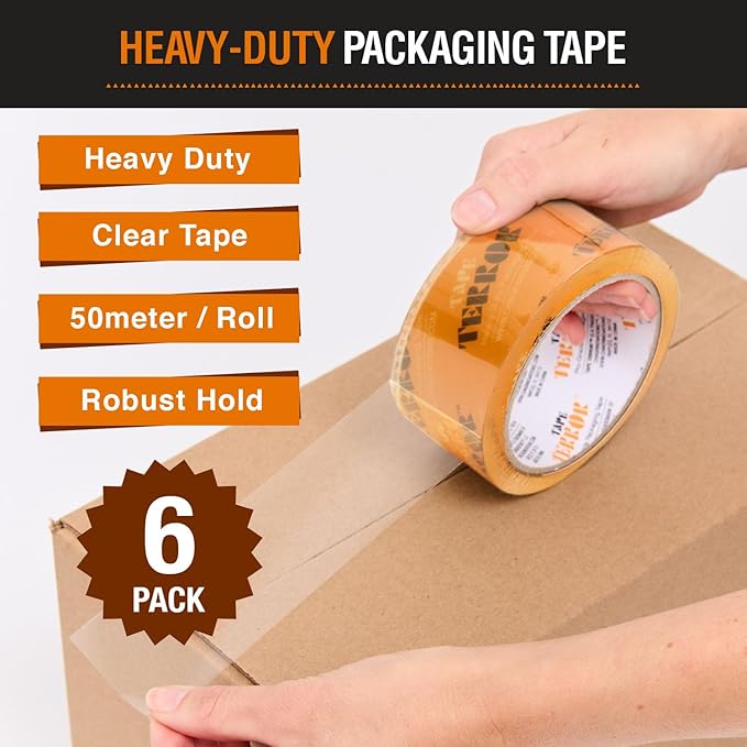 Heavy-Duty Clear Packing Tape - Image 2
