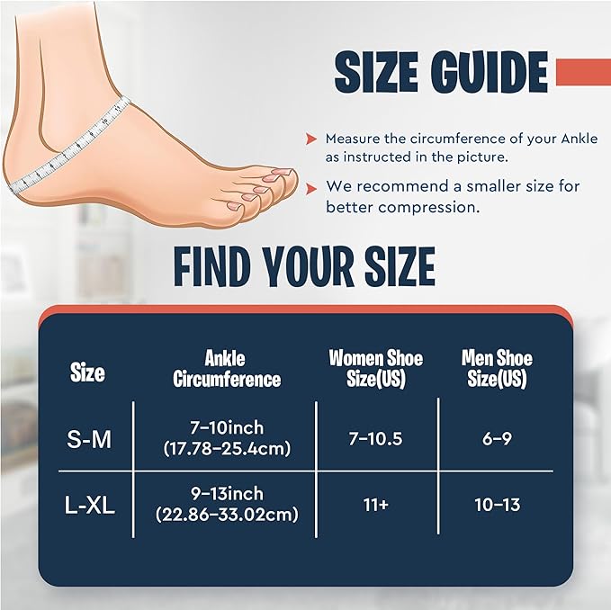 Ankle Ice Pack Wrap for Swelling, Reusable Foot Ice Pack Wrap - Image 7