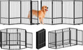 Full Metal Freestanding Dog Gate by SNUOWU