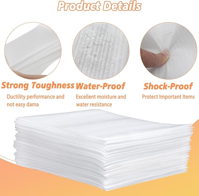 12'' x 16'' Cushion Foam Pouches, Foam Wrap Pouches Protect Fragile Items - Image 5