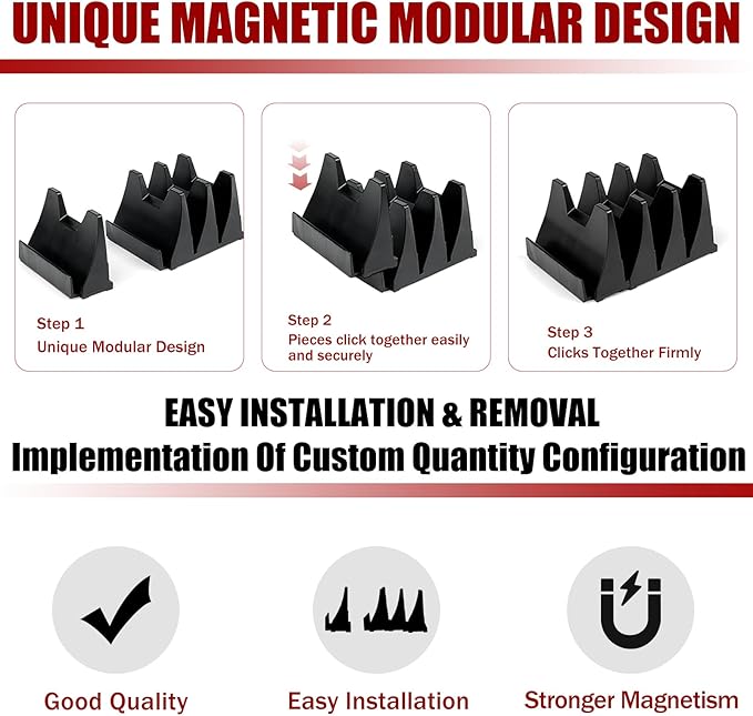 12 PCS Magnetic Modular Wrench Organizer Wrench Holder - Image 6