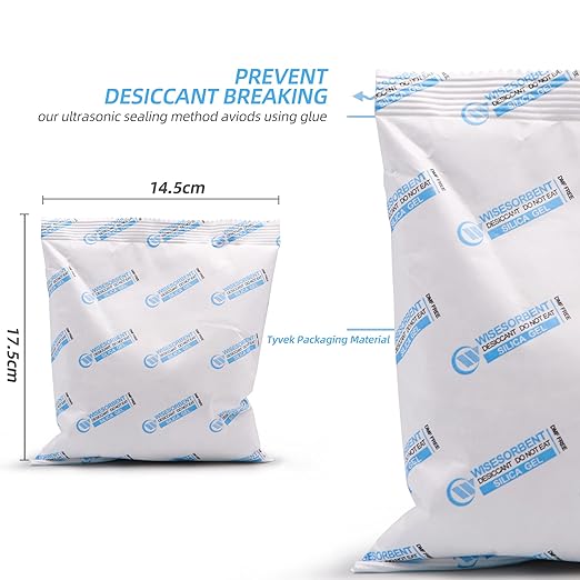 1 Pack 500 Gram Food Safe Silica Gel Desiccant Packets, Premium White Silica - Image 2