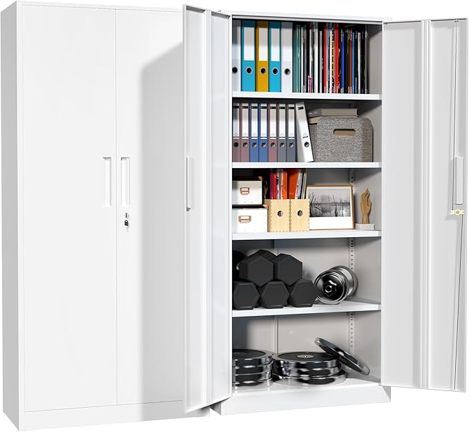 Superday Metal Garage Storage Cabinet by SuperdayMetalFurniture