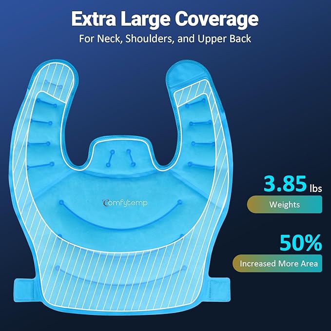 Comfytemp Large Ice Pack for Neck Shoulders Upper Back Pain Relief - Image 2