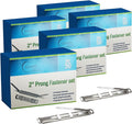 OLYMPX 250 Pcs of 2? Capacity Premium Metal Prong Paper Fastener Complete Set by Unknown