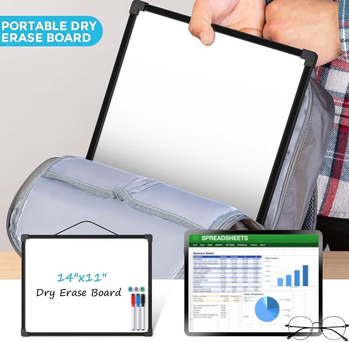 MaxGear Double-Sided Dry Erase Board, Small White Board - Image 7