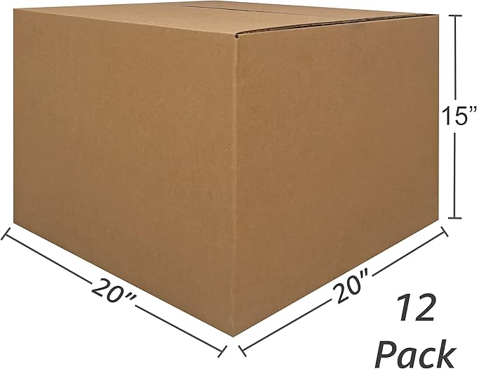 UBOXES Large Moving Boxes 20" x 20" x 15" - Image 2