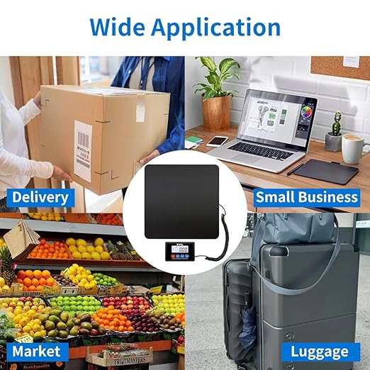 YFL Digital Shipping Postal Scale 440lb/200kg, High-Accuracy Package Scale - Image 4
