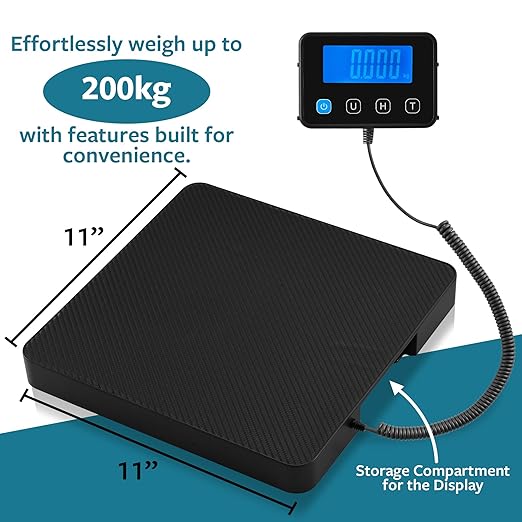 Smart Weigh Digital Shipping and Postal Weight Scale, 440LB x 0.1 oz, UPS UPost - Image 3