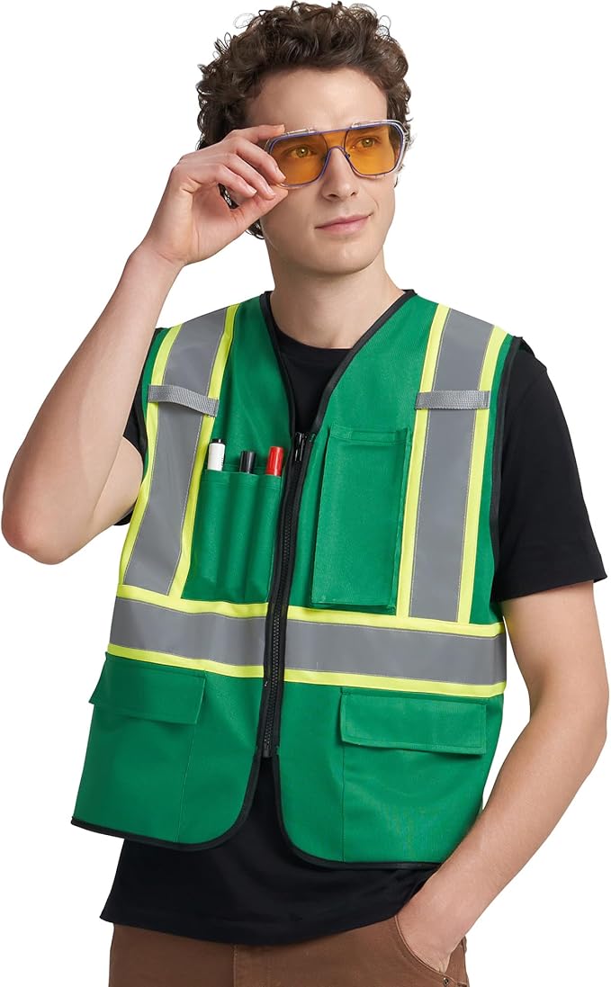 A-KSAFETY Custom High Visibility Reflective Safety Vest - Image 3