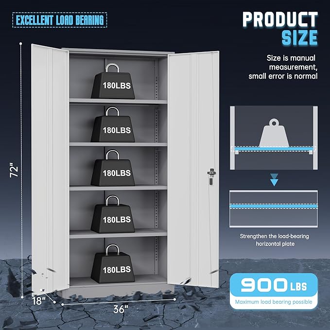 Superday Metal Storage Cabinet - Image 3