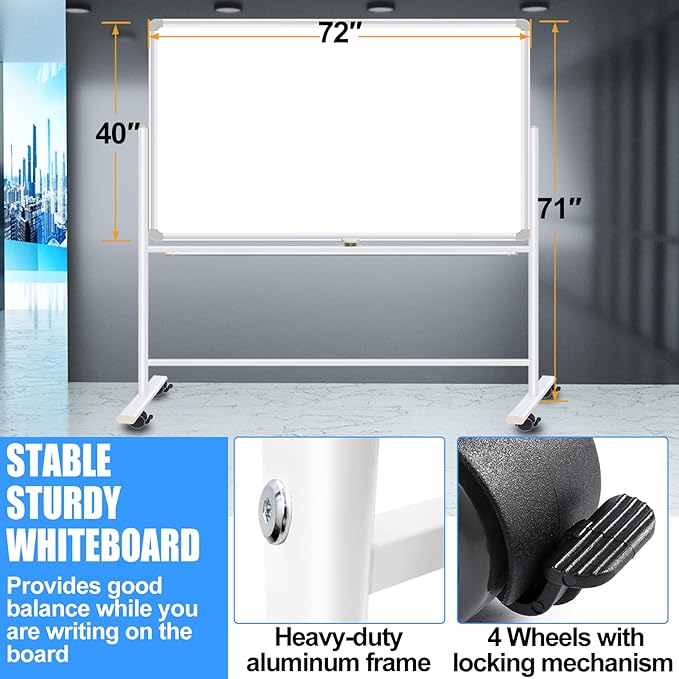 Dry Erase Board with Stand - Image 4
