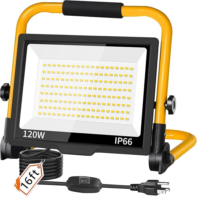 14400LM LED Work Light, 120W Flood Light - Image 9