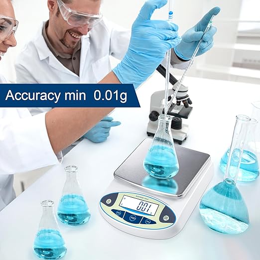 Lab Scale 6000gx0.01g Analytical Balance, 0.01g High Precision Electronic - Image 2