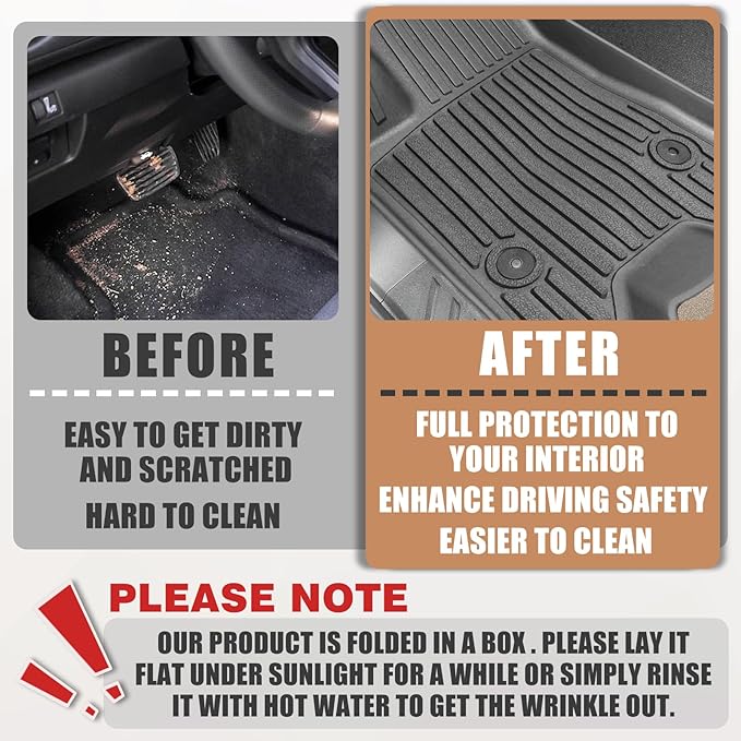 TripleAliners for Colorado & Canyon 2026 2025-2023 Floor Mats Crew Cab 1st & - Image 6