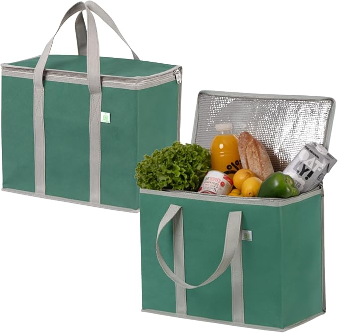 VENO 2 Pack Cooler Bag and Insulated Grocery Bags by Veno