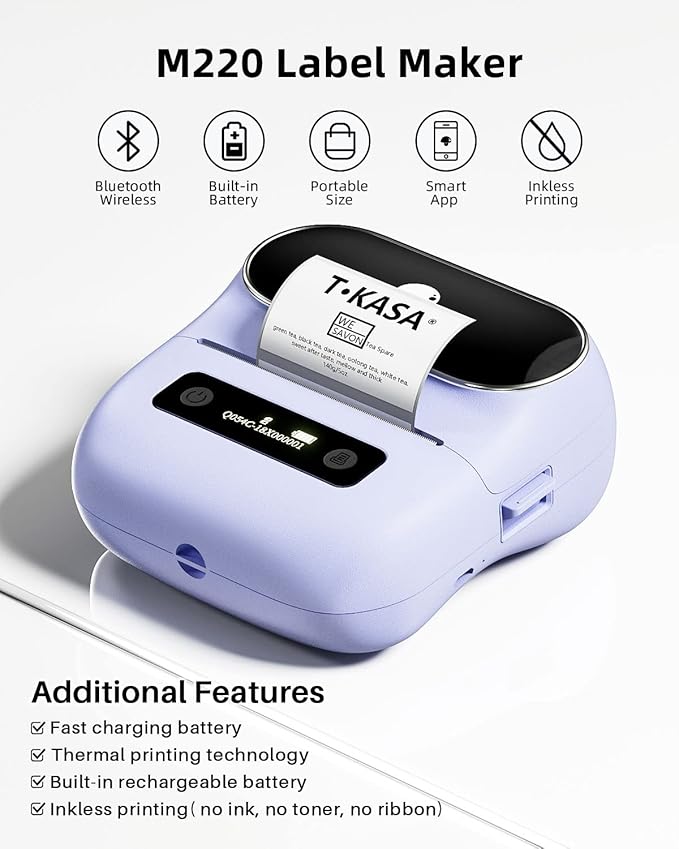 Phomemo Label Maker, Small Business, Portable Label Maker Machine - Image 2