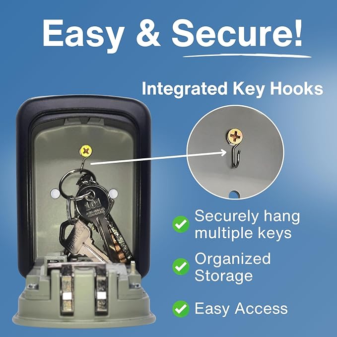 RUDY RUN Key Lock Box for Outside - Image 7