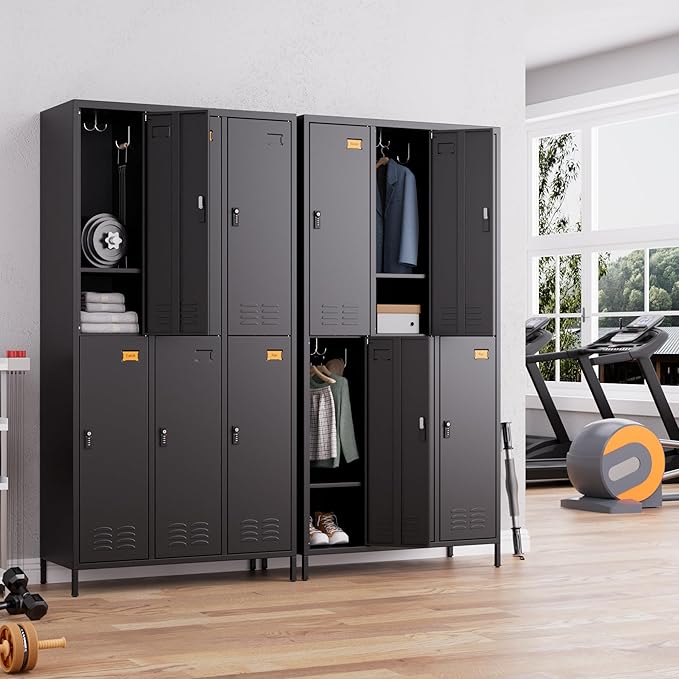 6 Doors Metal Lockers for Employees - Image 6