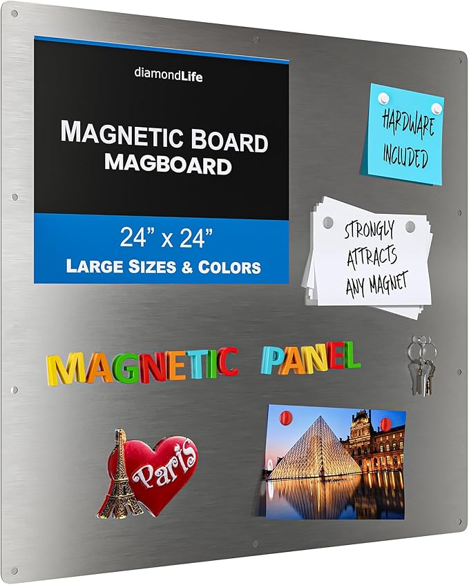 24"x24" - Magnetic Board - Memo & Vision Board by DLDIRECT