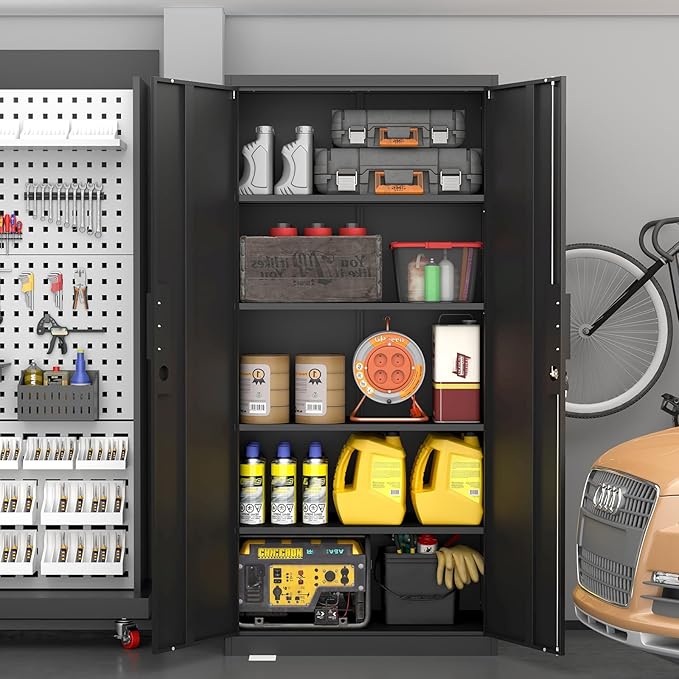 Metal Garage Storage Cabinets, Locking Garage Cabinets - Image 2