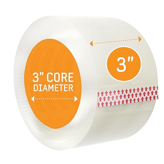 Tape King Clear Packing Tape 3 Inch Wide | Heavy Duty Packing Tape 2.7mil - Image 2