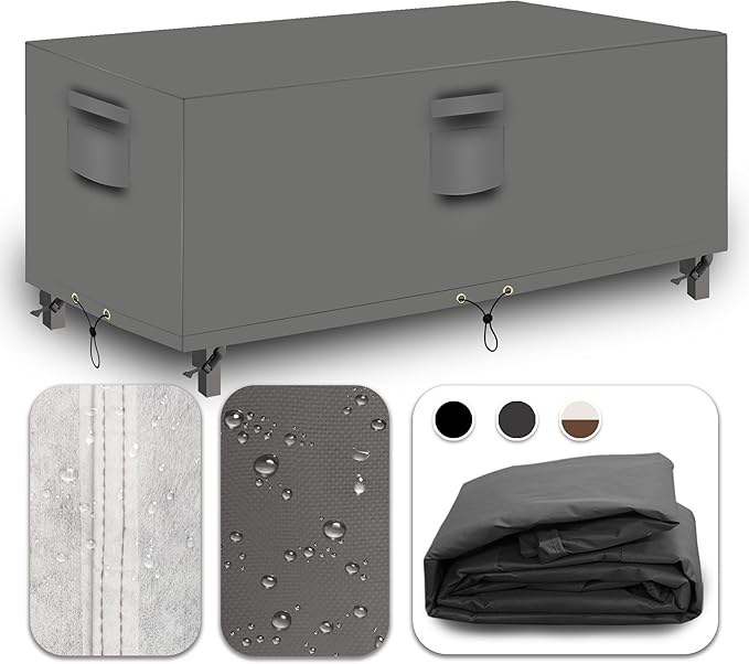 Heavy Duty Patio Furniture Covers Waterproof, 600D Outdoor Furniture Cover by CNCZMH