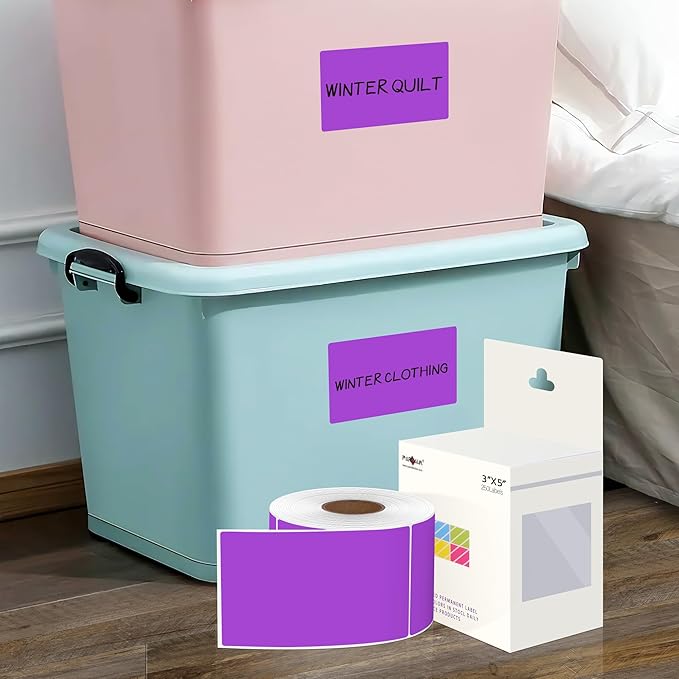 PARLAIM 3 X 5 Inch 4Rolls/1000 Per Roll Rectangle Inventory Color Coding Labels - Image 4