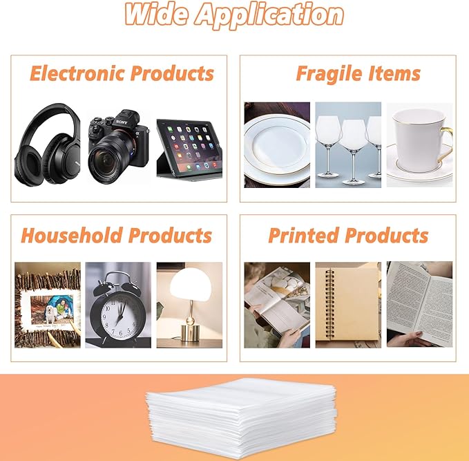 12'' x 16'' Cushion Foam Pouches, Foam Wrap Pouches Protect Fragile Items - Image 7