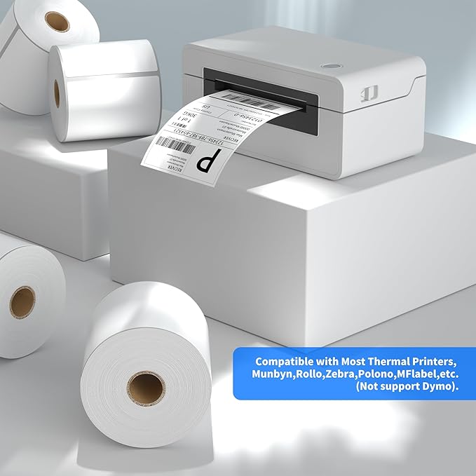 Thermal Shipping Labels, FungLam Mailing Postage Shipping Label Compatible - Image 6