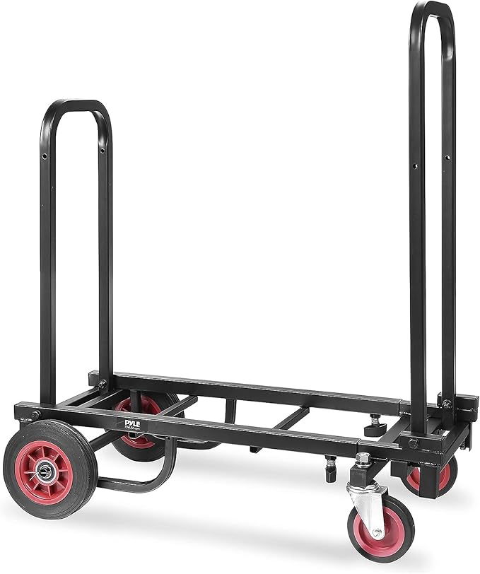 Pyle Compact Folding Adjustable Equipment Cart by PyleUSA