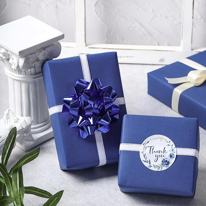 RUSPEPA Light Navy Blue Kraft Paper Roll - Image 6