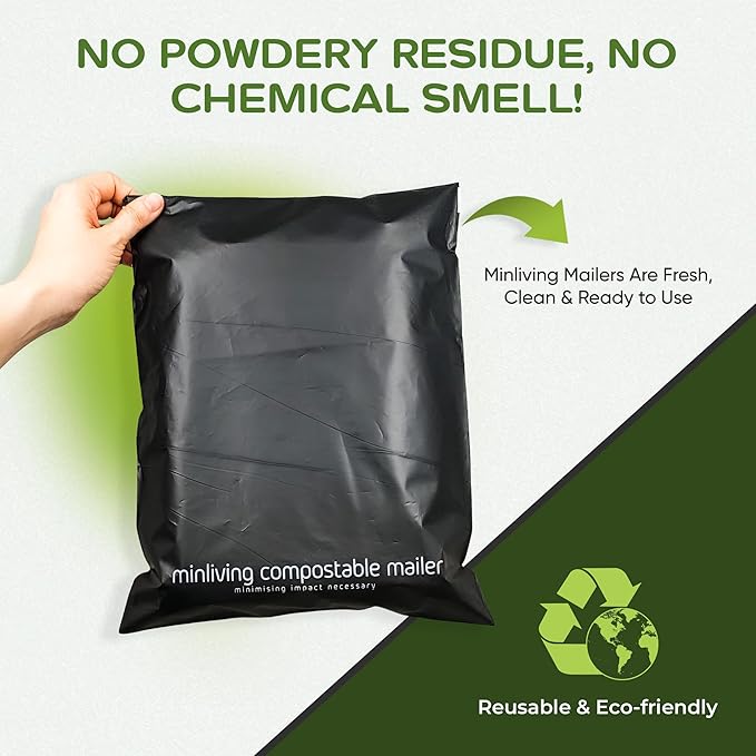 100% Compostable Biodegradable Mailers | Reusable Poly Bags | Zero-Waste - Image 5