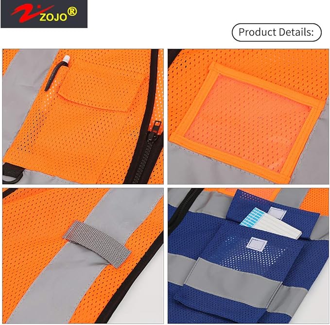 zojo High Visibility Safety Vests - Image 6