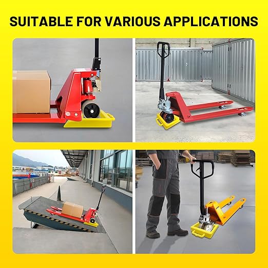 Pallet Jack Wheel Chock 2 Packs, Premium Pallet Jack Stopper - Image 6