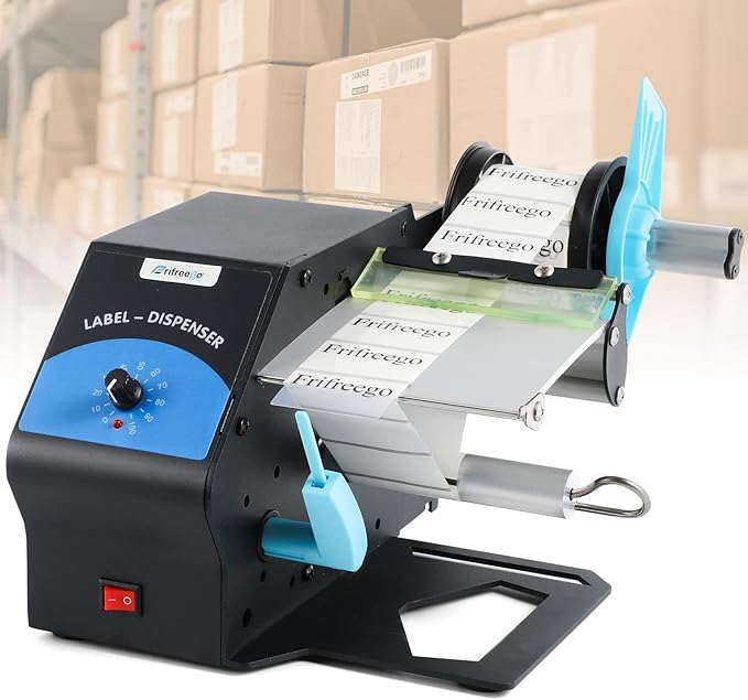 Automatic Label Dispenser Electric Sticker Dispenser by Frifreego