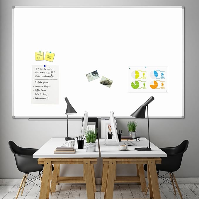 JILoffice Large Magnetic White Board, Dry Erase Board 72 x 48 Inch - Image 3