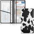 xigua Cow Print Car Registration and Insurance Holder, Leather Registration and by Unknown
