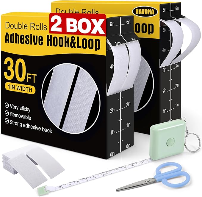 Navona 2 Boxes Heavy Duty Hook and Loop Strips by Unknown
