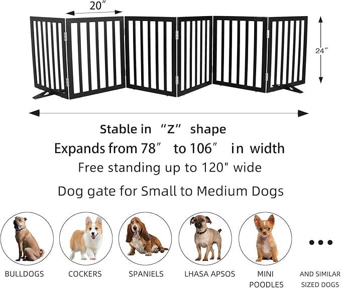 ZJSF Freestanding Indoor Dog Gate - Image 7