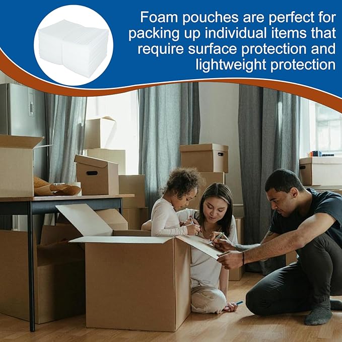 25PCS Foam Pouches, Foam Wrap Cushioning Material, Packing Supplies - Image 5