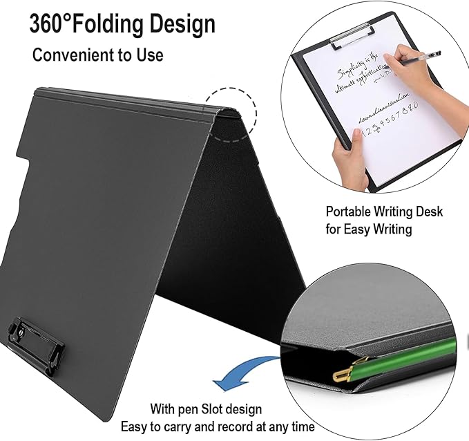 Clipboard Folder, A4 Foldable Clipboards, Office Clipboard Folder - Image 3